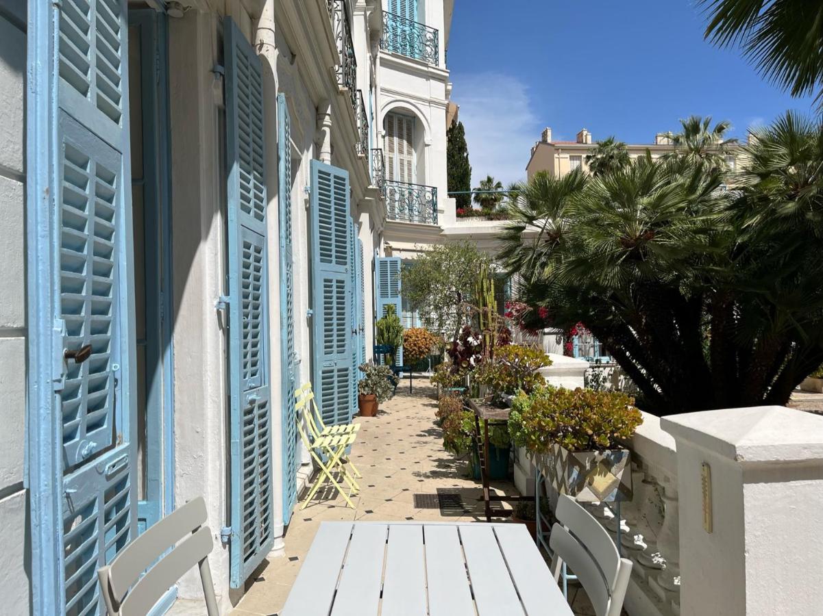 Beautiful Garden Apartment Steps From The Beach Menton Exterior foto