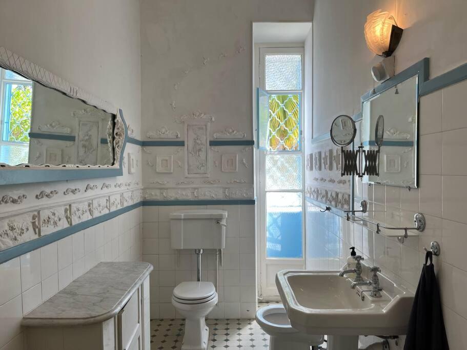 Beautiful Garden Apartment Steps From The Beach Menton Exterior foto